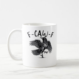 Caneca De Café F Caw F Crow Retro Classic Style