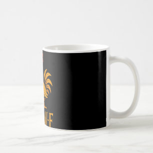 Caneca De Café F-caw-f Fazenda de Frango Engraçada Humor Galinha 