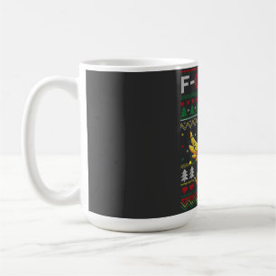 Caneca De Café F-CAW-F Galinha Gritando Engraçada Natal Feio