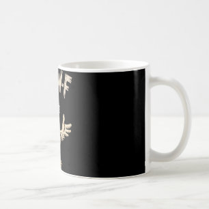 Caneca De Café F-caw-f Galinha Olhos Largos Fazenda Cartoon Humor