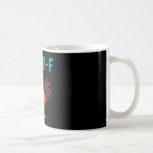 Caneca De Café F-caw-f Galo Engraçado Frango Fazenda Animal Humor