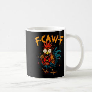 Caneca De Café F-caw-f Humor de Frango F-caw-f Citação Meme de Ga