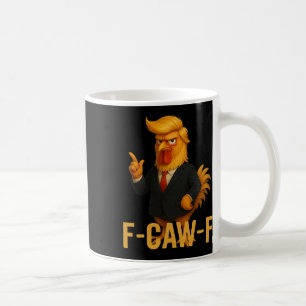 Caneca De Café F-caw-f Piada de Frango Engraçada Citação Meme de