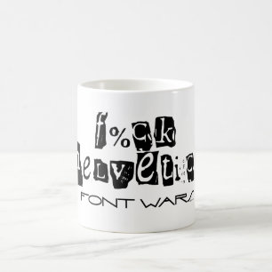Caneca De Café F%ck Helvetica Mug