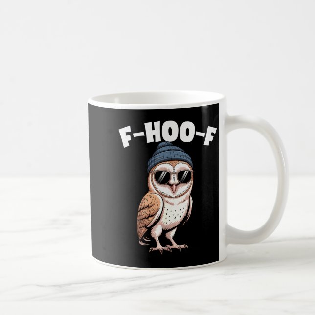 Caneca De Café F-hoo-f Funny Bird Meme Graphic  (Direita)