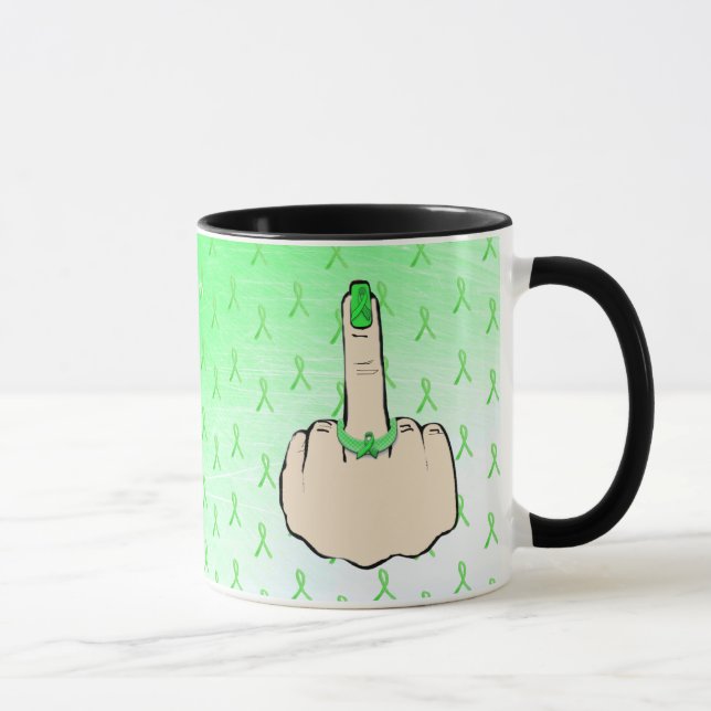 Caneca de café 'F Off Lyme Disease' (Direita)