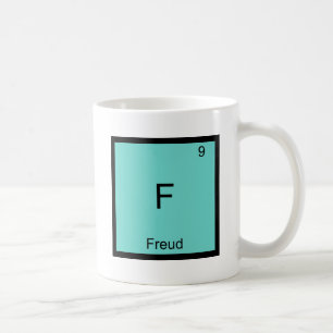 Caneca De Café F - T-shirt engraçado do símbolo do elemento da