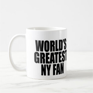Caneca De Café Fã da New York do mundo o grande