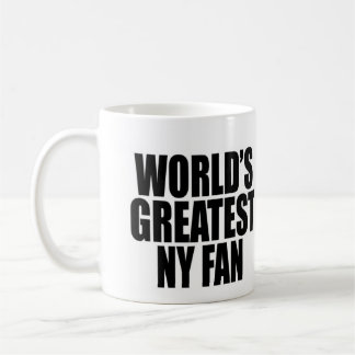 Caneca De Café Fã da New York do mundo o grande