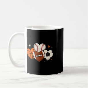 Caneca De Café Fã de beisebol basquete futebol futebol americano