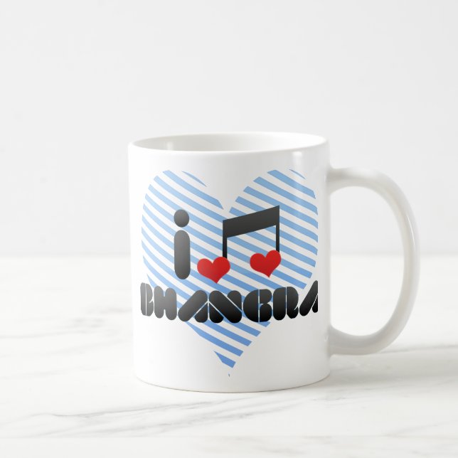 Caneca De Café Fã de Bhangra (Direita)