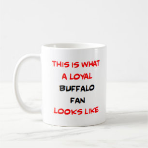 Caneca De Café fã de buffalo, leal