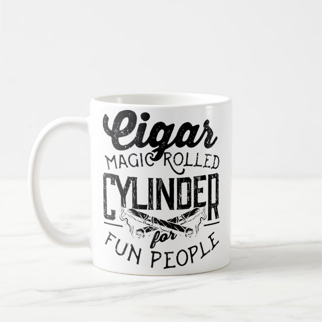 Caneca De Café Fã de charuto engraçado para mulheres e homens fã  (Esquerda)