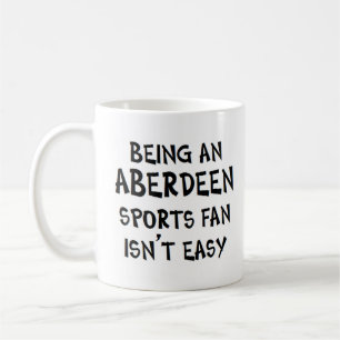 Caneca De Café fã de esportes de Aberdeen, sendo