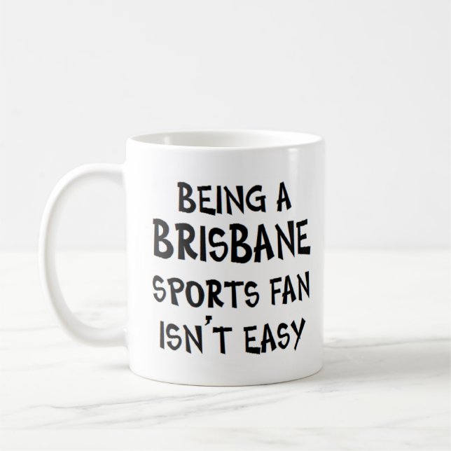 Caneca De Café fã de esportes de Brisbane, sendo (Esquerda)