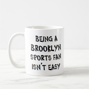 Caneca De Café fã de esportes de brooklyn, sendo