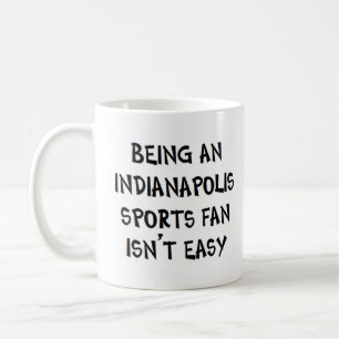 Caneca De Café fã de esportes de indianapolis, sendo