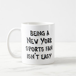 Caneca De Café fã de esportes de nova york, sendo