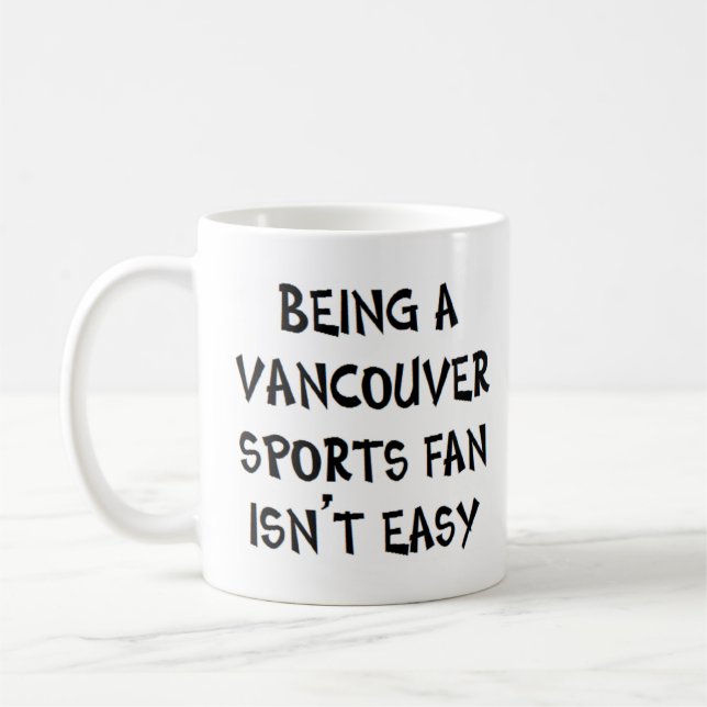 Caneca De Café fã de esportes de Vancouver, sendo (Esquerda)