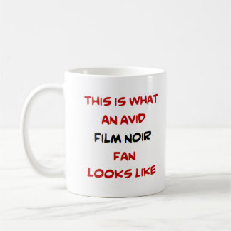 Caneca De Café fã de filme noir ávido