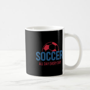 Caneca De Café Fã de Futebol o Dia Todo Treinamento Diário de Fut