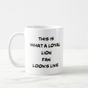 Caneca De Café fã de leão, leal