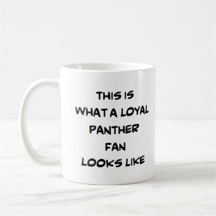 Caneca De Café fã de pantera, leal