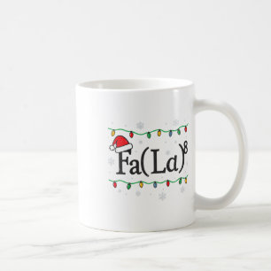 Caneca De Café Fa (la) 8 Professor de Matemática Engraçado Natal