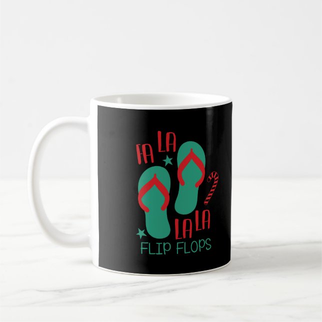 Caneca De Café Fa-La-Flip-Flops Coffee Mug (Esquerda)