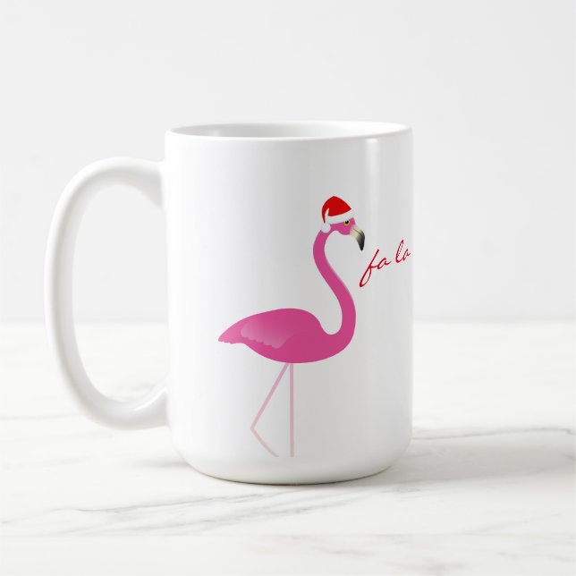 Caneca De Café Fa la la Flamingo Holiday Mug (Esquerda)