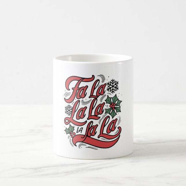 Caneca De Café Fa La La La La, La La La La (Centro)