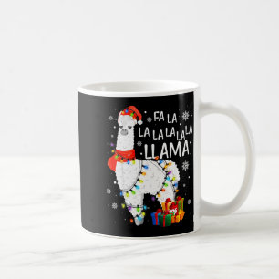 Caneca De Café Fa La La Llama Natal Funny Lllama Amante Xmas P