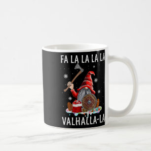 Caneca De Café Fa La Valhalla Xmas Gnome Beard Viking Arma C