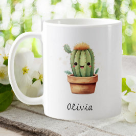 Caneca De Café Fábrica de Jardim Cactus Engraçada E Bonita Person
