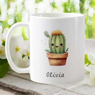 Caneca De Café Fábrica de Jardim Cactus Engraçada E Bonita Person