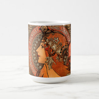 Caneca De Café Fábrica de sabão de Bagnolet - Alphonse Mucha
