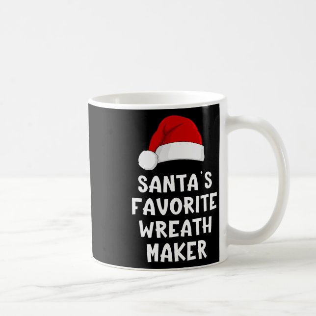 Caneca De Café Fabricante de Grinaldas Favorito do Papai Noel de  (Direita)