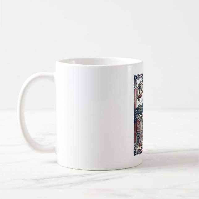 Caneca De Café Fabricante de Sabonete Patriota (Esquerda)