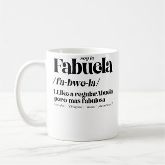 Caneca De Café Fabuela Fabulosa Definition