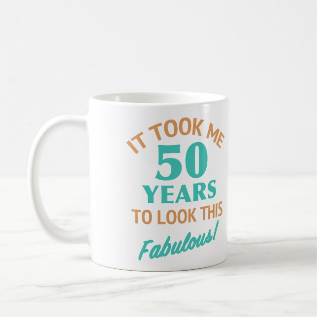 Caneca De Café Fabuloso 50º aniversário (Esquerda)