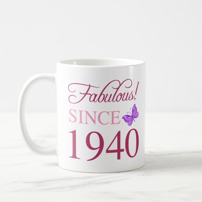 Caneca De Café Fabuloso desde 1940 (Esquerda)
