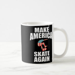 Caneca De Café Faça a América Patinar Novamente Amante do Skate E