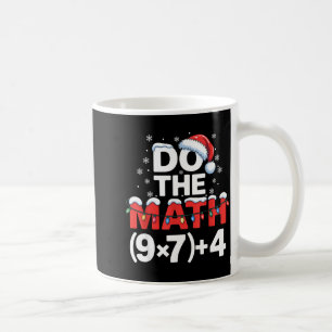 Caneca De Café Faça a Conta Meme 6 7 Humor de Natal Engraçado