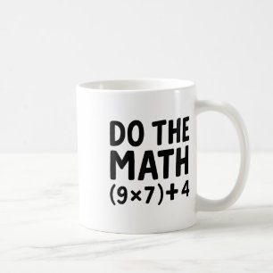 Caneca De Café Faça A Equação Matemática Dia De Ação De Graças Pr