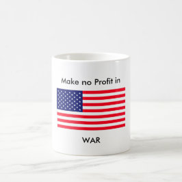 Caneca De Café Faça a nenhum lucro no jGibney da GUERRA o soldado