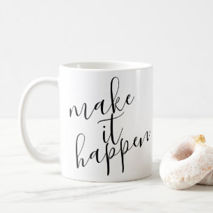 Caneca De Café Faça acontecer