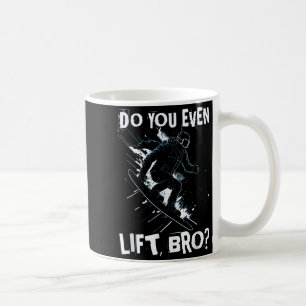Caneca De Café Faça até levantamento mano - divertido retro snowb