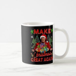 Caneca De Café Faça Excelente De Natal Novamente Papais noeis Eng