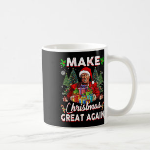 Caneca De Café Faça Excelente De Natal Novamente Papais noeis Eng
