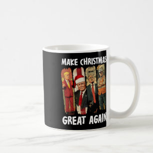 Caneca De Café Faça Excelente De Natal Novamente Papais noeis Eng